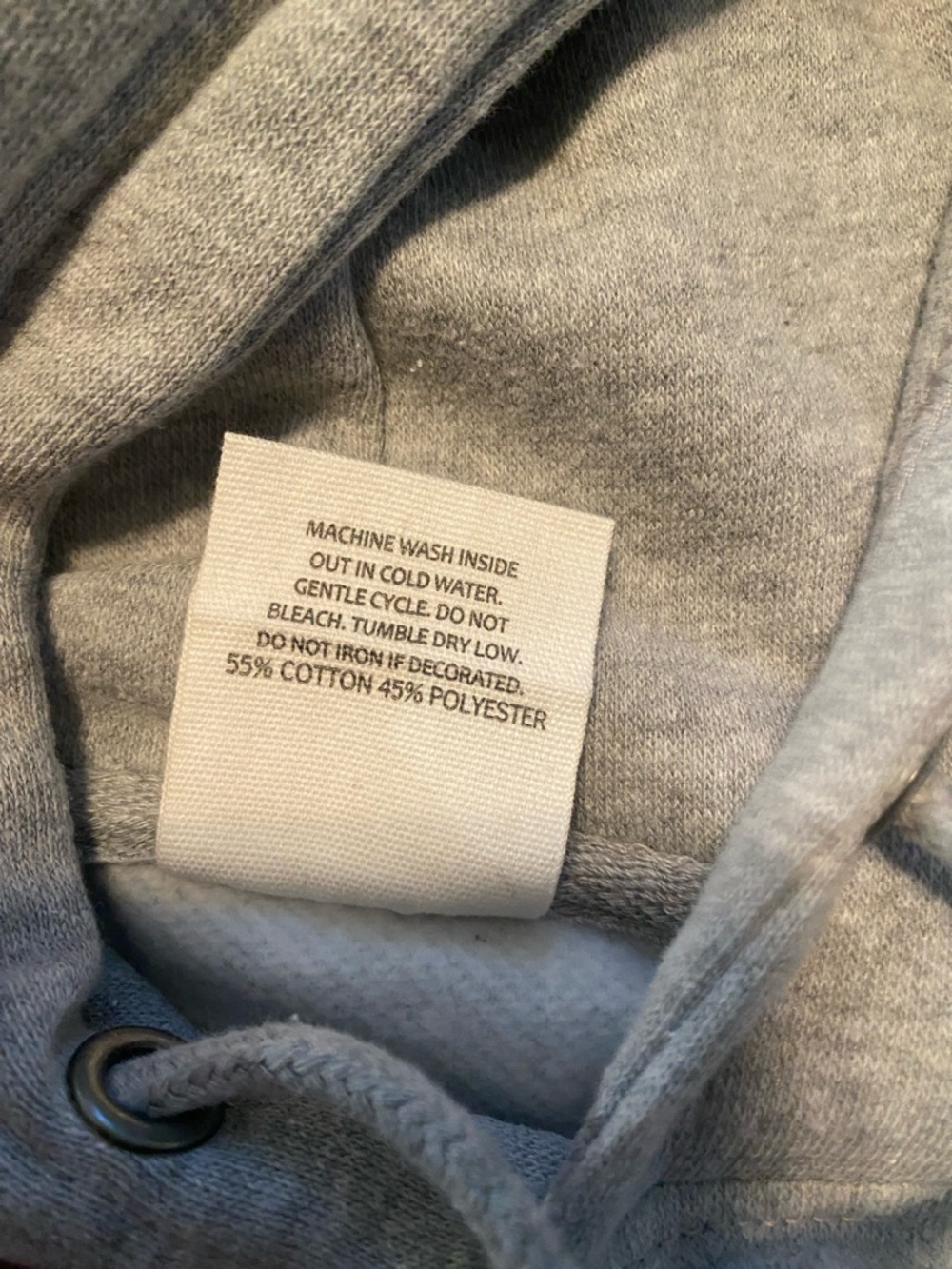 Dilligaf Grey Graphic Hoodie with Purple Accents from LAKE GEORGE NY - Picture 10 of 14